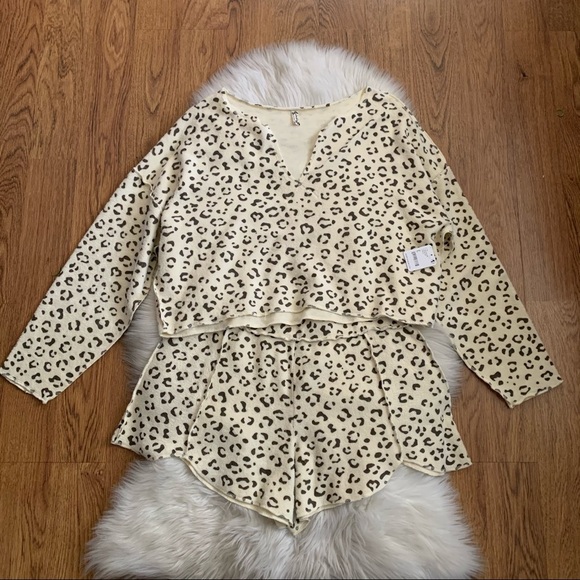 Free People Banana Split combo Lounge Set Large - Picture 3 of 9